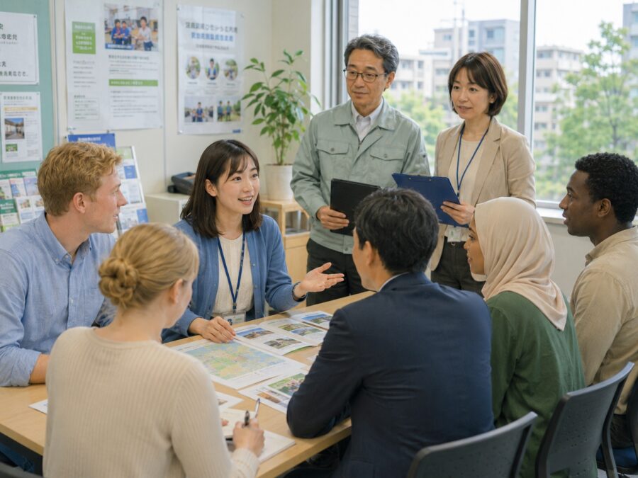 地域で多様な人を支える仕事のイメージ